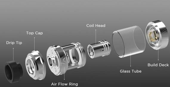 Augvape Intake Sub-Ohm Tank - непроливайка с испарителями на клэптонах...