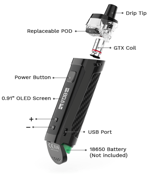 Vaporesso TARGET PM80 SE - новые испарители, обслуживаемая база и внешняя АКБ...