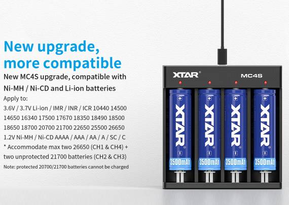 XTAR MC4S Charger и XTAR MC6C Charger - парочка автоматических ЗУ...