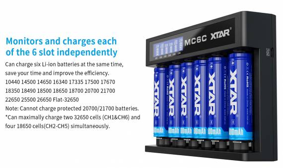 XTAR MC4S Charger и XTAR MC6C Charger - парочка автоматических ЗУ...