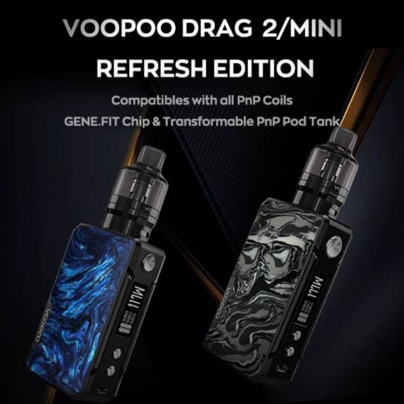 VOOPOO Drag 2 Refresh Edition & VOOPOO Drag Mini Refresh Edition kits - освежили, ничего не скажешь...