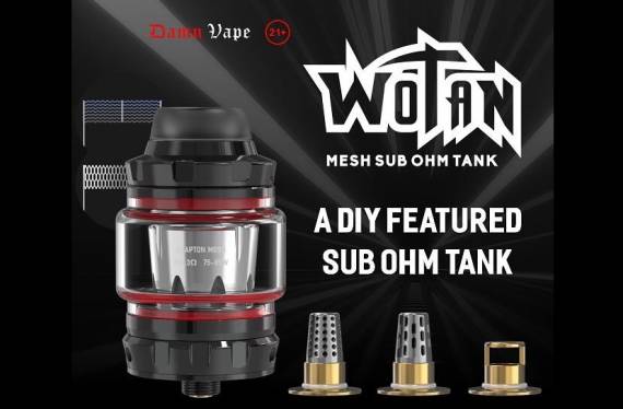 Damn vape Wotan Mesh sub ohm tank - инновационный танк со сменными обдувами...