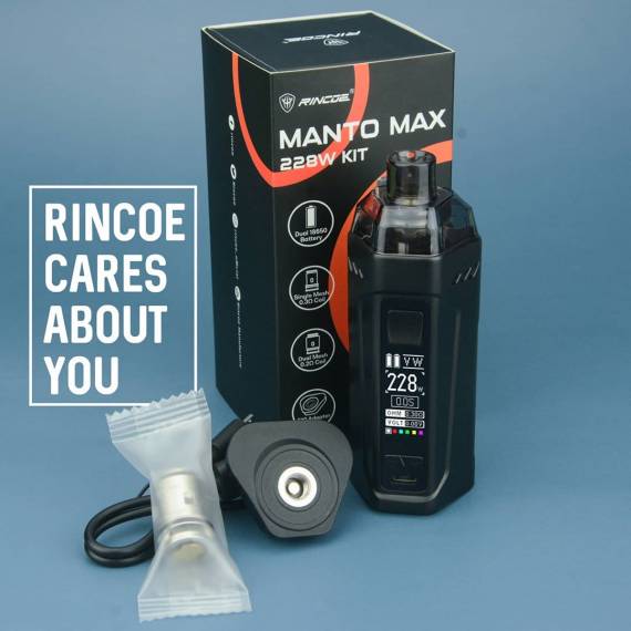 Rincoe Manto Max 228W kit⁣⁣ - 228Вт и куча опций..