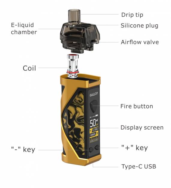 E-FOG GALLOP POD KIT - взяли старт галопом...