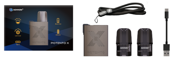 Advken Potento-X Pod kit - прошаренный малый...