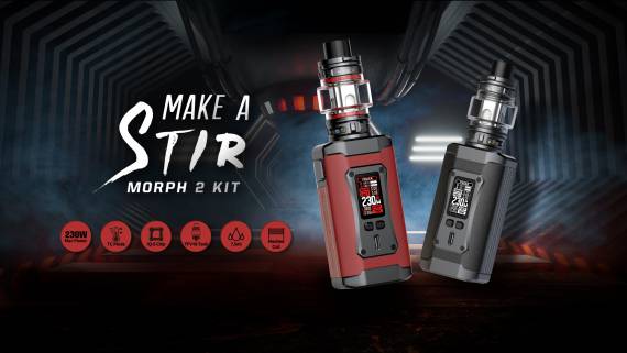 Smok MORPH 2 kit - очередной флагман с обновленным TFV...