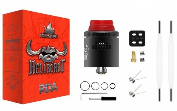 Hellvape Hellbeast RDA - адский зверь с ассиметричными стойками...