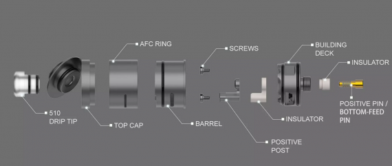 BP Mods Bushido V3 RDA - интересная штучка с крышкой...