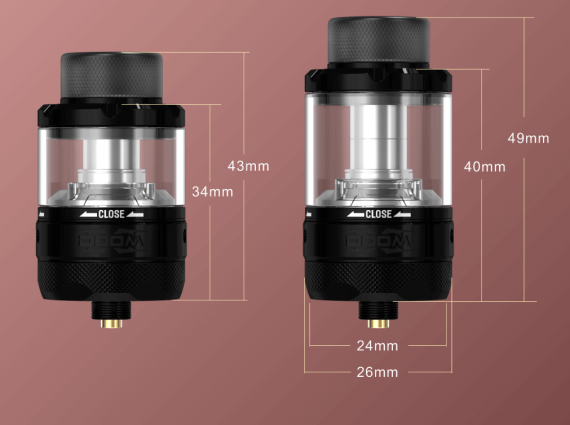 Damn Vape Doom X Mesh RTA - умный апгрейд...