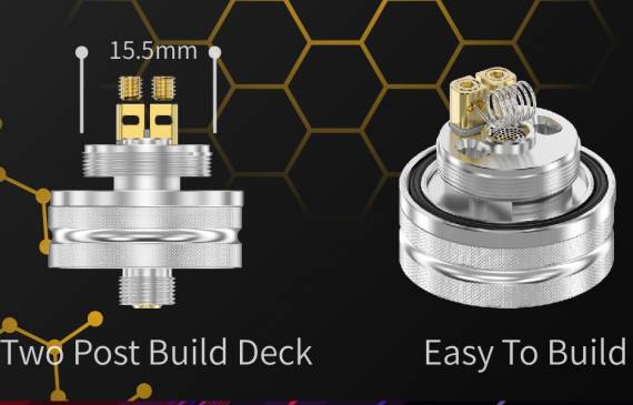 THC Tauren MTL RTA - кольчуга и интересная регулировка обдува...