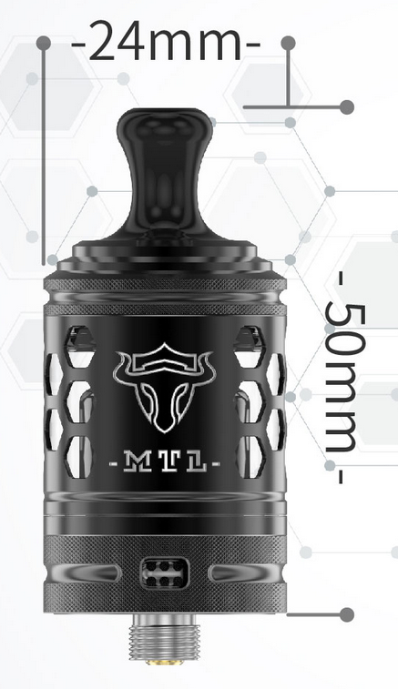 THC Tauren MTL RTA - кольчуга и интересная регулировка обдува...