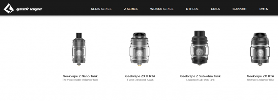 Новые старые предложения - GeekVape Zeus X RTA, Zeus Sub ohm Tank, Zeus X Mesh RTA и Zeus Nano Tank