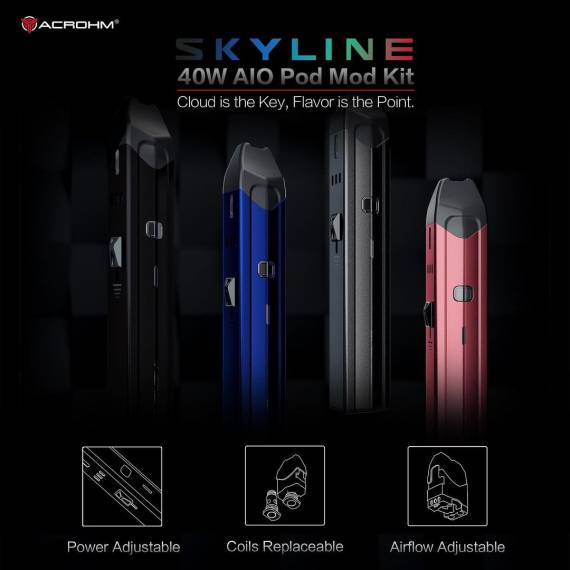 Acrohm Skyline Pod kit - столько фишек в одном поде...