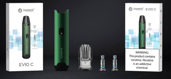 Joyetech Evio C Pod System kit - сменные испарители и примитивная регулировка обдува...