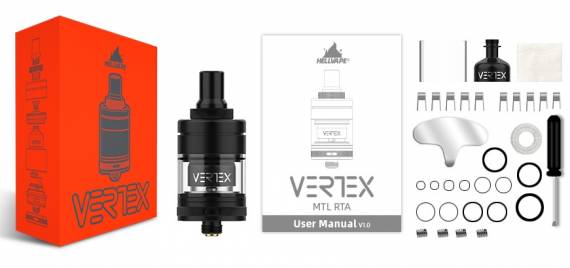Hellvape VERTEX MTL RTA - новый сигаретник на «старой закваске»