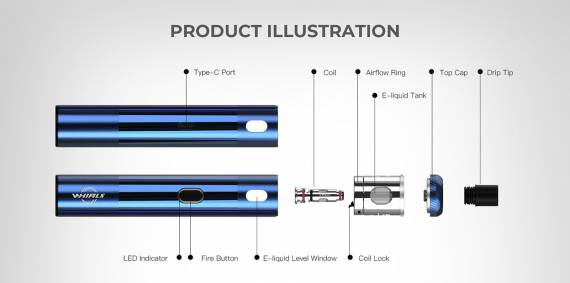 Uwell Whirl S Starter kit - то ли POD, то ли AIO...