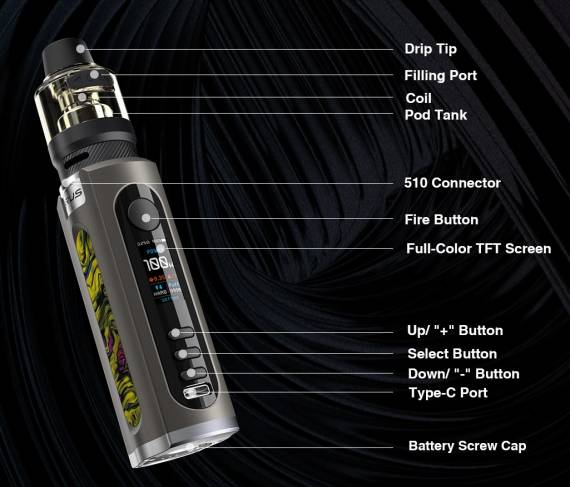 Lost Vape GRUS 100W kit - обновленный изнутри...