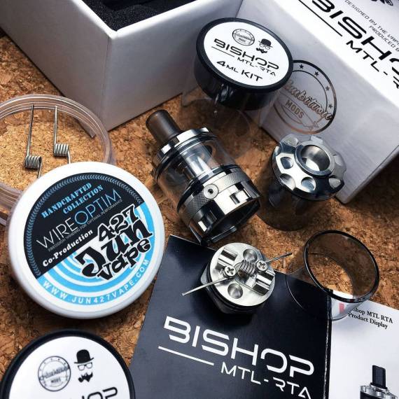 Новые старые предложения - Ambition Mods Bishop MTL RTA и Vaperz Cloud Sceptre Tube Mod...