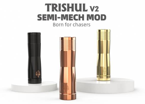 Hellvape Trishul V2 Semi-Mech mod - тольковый гибрид...