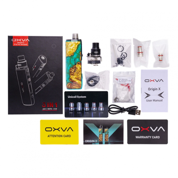 OXVA Origin X 3 in 1 kit - тройная выгода...