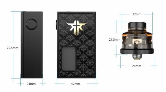 Vandy Vape REQUIEM BF kit - элегантный, компактный и богатый сквонк набор...
