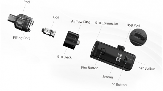 Vapefly Galaxies 30W kit - перевыпустили...