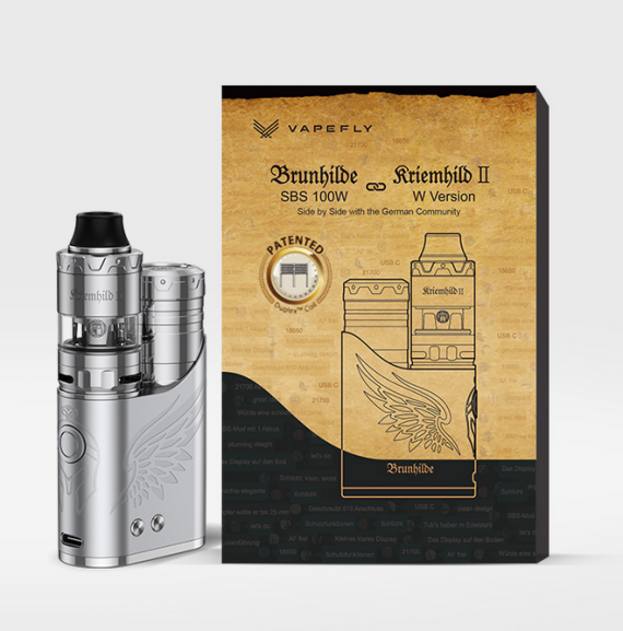 Vapefly Brunhilde SBS 100W Kit - стик, вооруженный необслугой...