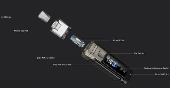 Freemax Marvos 60W kit - дебютный под-мод бренда...