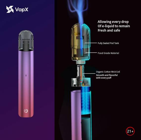 VapX Violet YK1 POD kit Luxury / Classic edition - пара простаков...