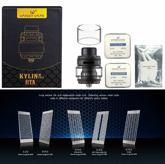 Vandy Vape KYLIN M PRO RTA - ничего не значащая приписка...