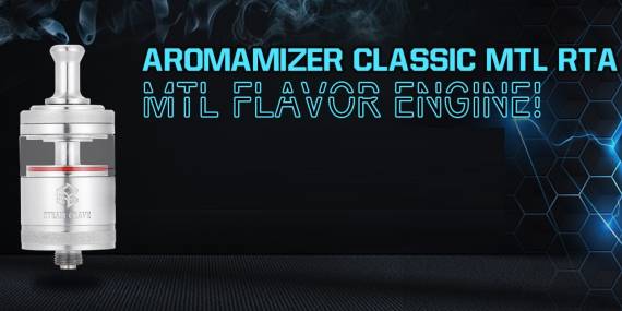 Steam Crave Aromamizer Classic MTL RTA - боковой обдув в MTL становится мейнстримом...