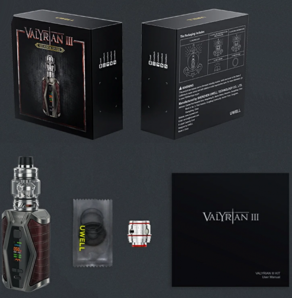 Uwell Valyrian 3 200W kit - поиск новых форм...