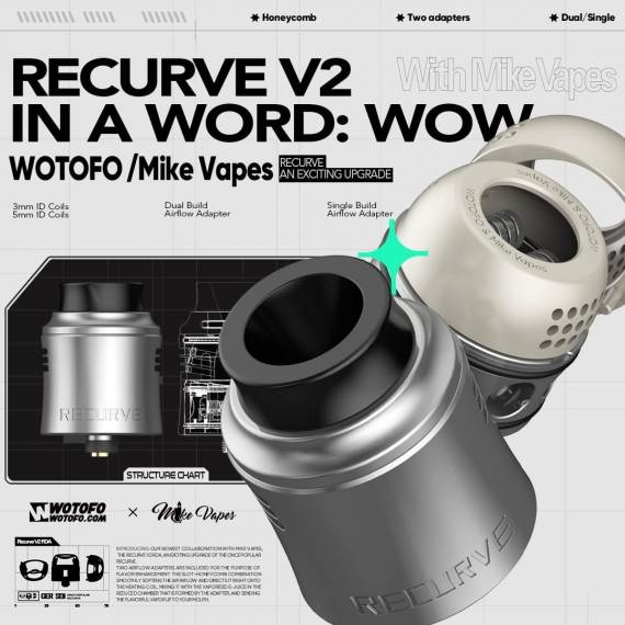 Wotofo Recurve V2 RDA - еще ближе к спиралям...