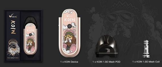 VABAR KOIN POD kit - пополнение в рядах многоразовых моделей...