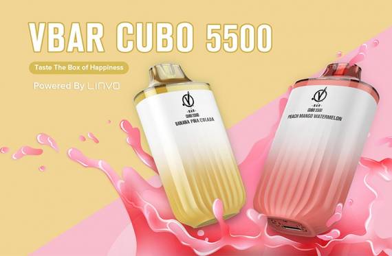 LINVO VBAR CUBO 5500 Disposable - одноразовый градиент...