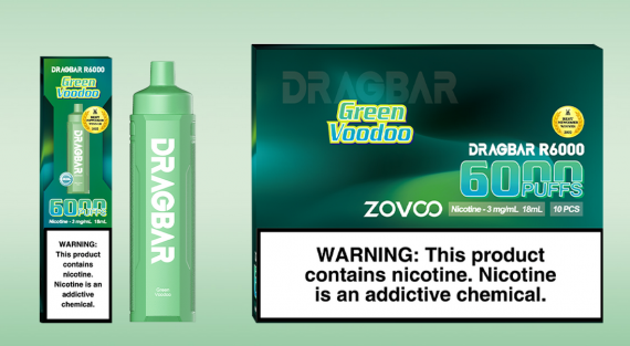 Zovoo DRAGBAR R6000 disposable -