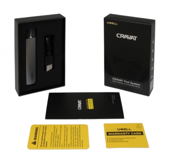 Uwell Cravat POD kit - один из самых компактных стиков...