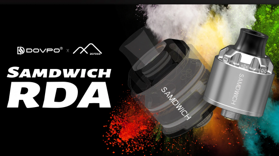 Dovpo × Across Vape Samdwich RDA - оригинальность в каждой детали...