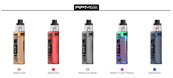 SMOK RPM 100 POD kit - больше мощности и внешний элемент питания...