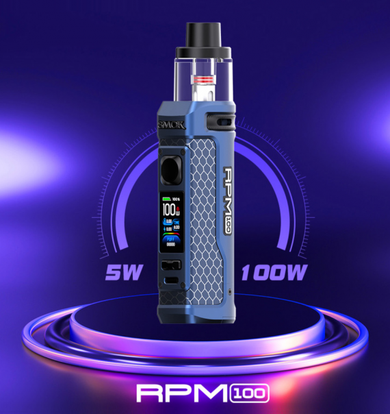 SMOK RPM 100 POD kit - больше мощности и внешний элемент питания...