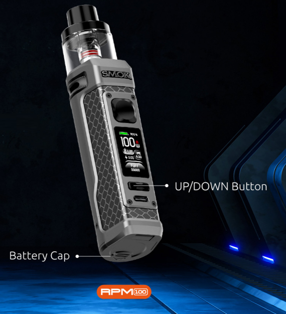 SMOK RPM 100 POD kit - больше мощности и внешний элемент питания...