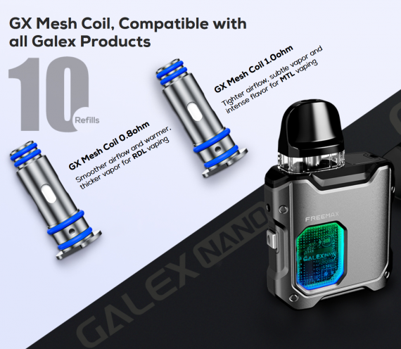 Freemax Galex Nano POD kit - светлячок...
