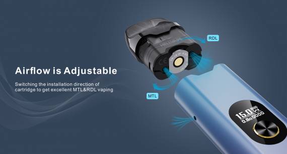 Hellvape EIR POD kit - временная смена ориентации...