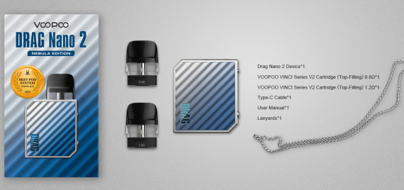 VOOPOO Drag Nano 2 Kit Nebula Edition - туманное обновление...