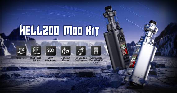 Hellvape Hell200 kit - легчайший в своей весовой категории...