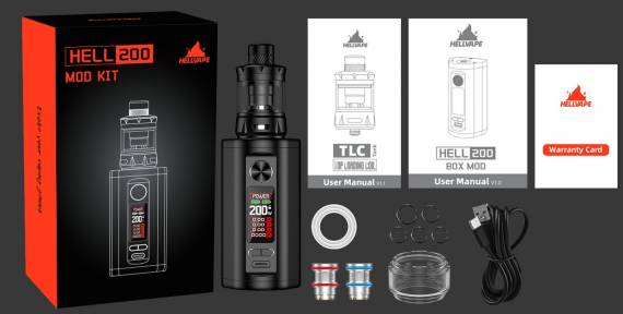 Hellvape Hell200 kit - легчайший в своей весовой категории...