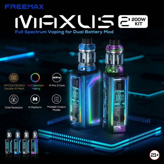 Freemax Maxus 2 200W Box Mod Kit - полный спектр эмоций...