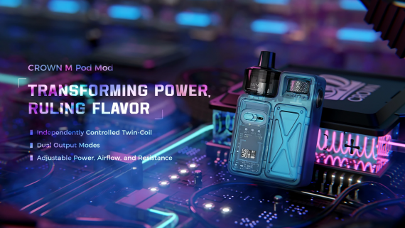 Uwell Crown M POD kit - испарители с изменяемым сопротивлением...