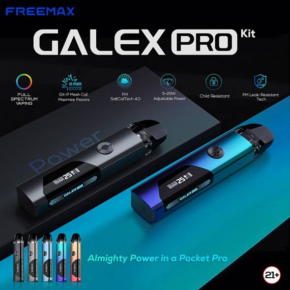 Freemax Galex Pro POD kit - новогодняя подсветка...