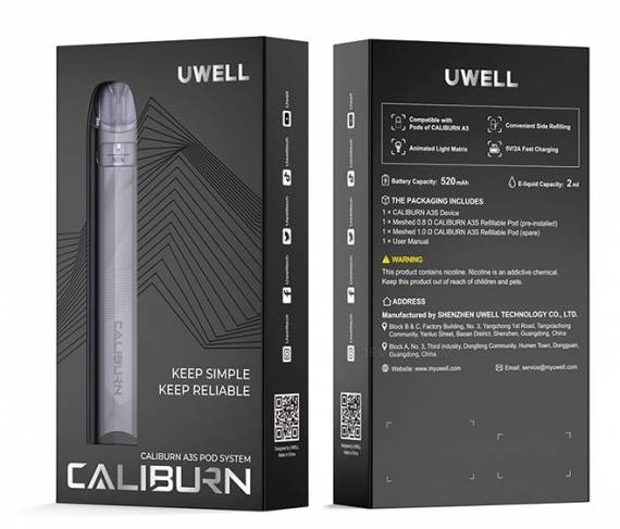 Uwell Caliburn A3S  POD kit - повторение - мать учения...